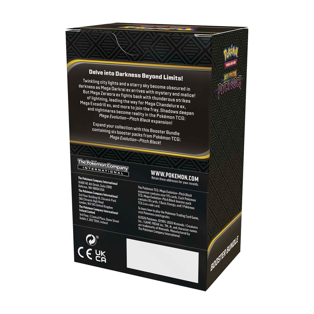 Pokémon TCG: Mega Evolution Pitch Black Booster Bundle (6-Pack)
