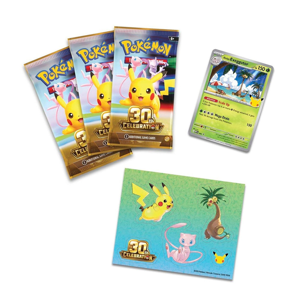 Pokémon TCG: 30th Celebration Tech Sticker Collection (Alolan Exeggutor)