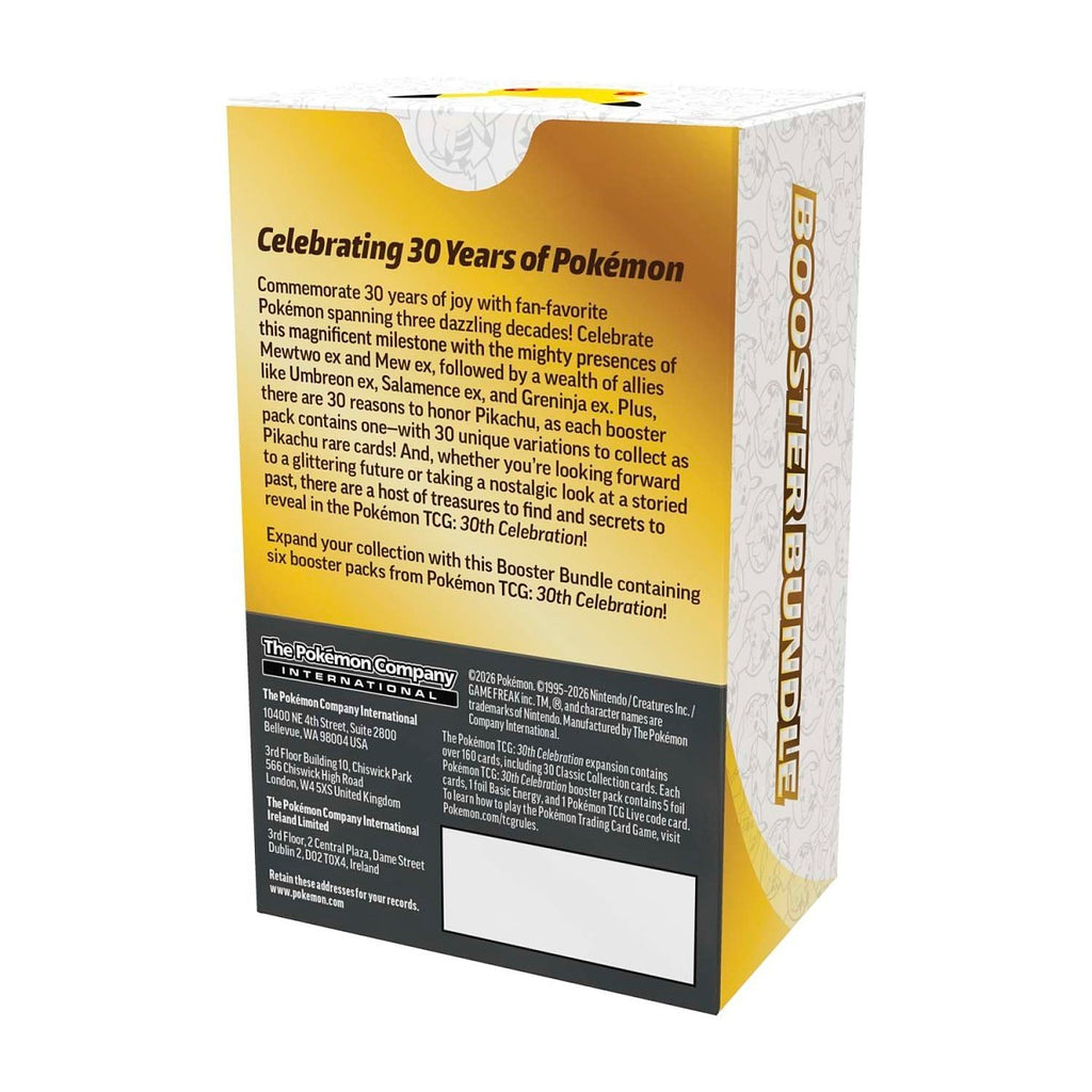 Pokémon TCG: 30th Celebration Booster Bundle (6 Packs)